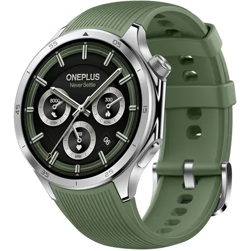 Умные часы OnePlus Watch 3 46 мм (2025, OPWWE251) Зеленый Emerald Titanium