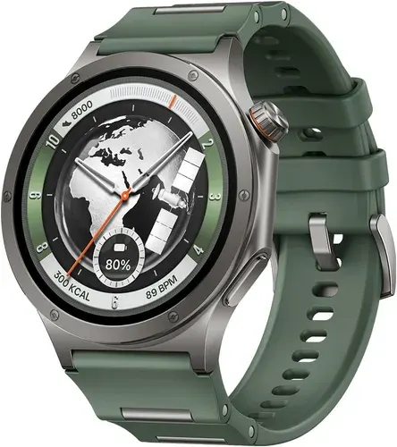 Умные часы OnePlus Watch 4 47 мм (2026, OPWWE261) Зеленый Evergreen Titanium