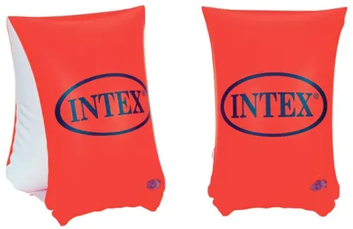 Детские надувные нарукавники INTEX "Делюкс" для плавания и купания в бассейне и на море, 30х15 см, 6-12 лет