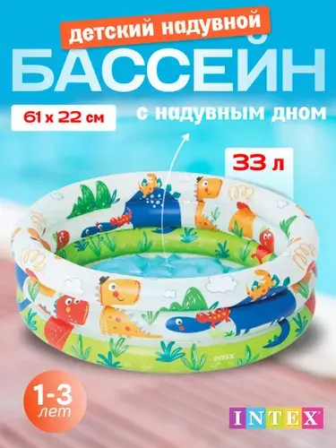 Детский надувной бассейн 33 литра