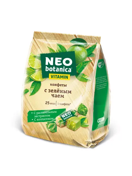 Neo-botanica Конфеты с зеленым чаем и витаминами, 200 гр