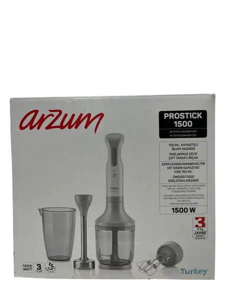 ARZUM Блендер погружной Арзум AR-1014, белый