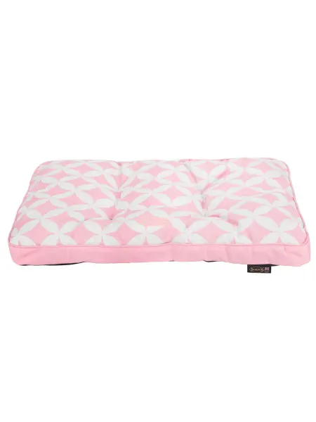 SCRUFFS Матрас-лежанка для собак и кошек Florence 100х70х14, розовый