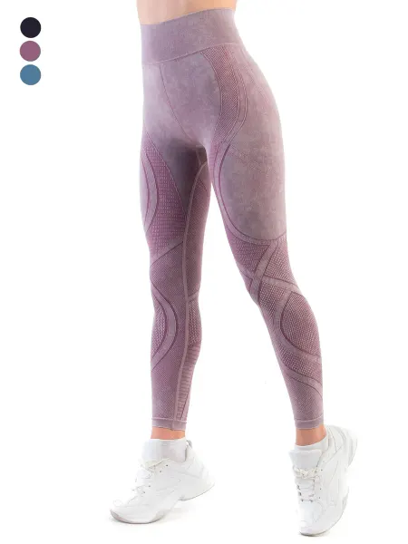 Beautybody Apparel Легинсы спортивные с высоким поясом Sweep Pale Pink