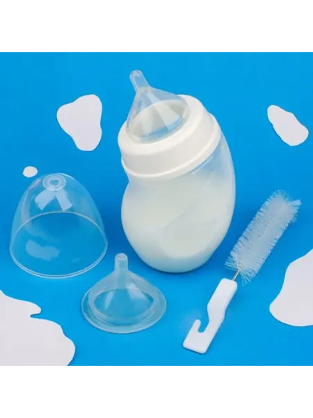 DIIL Набор для кормления животных, бутылка 180 мл, соски