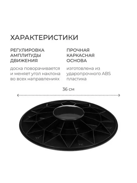 Балансировочная доска для фитнеса - компактный тренажер