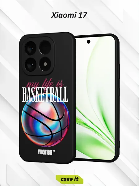 Case it Чехол на Xiaomi 17с принтом BASKETBBALL