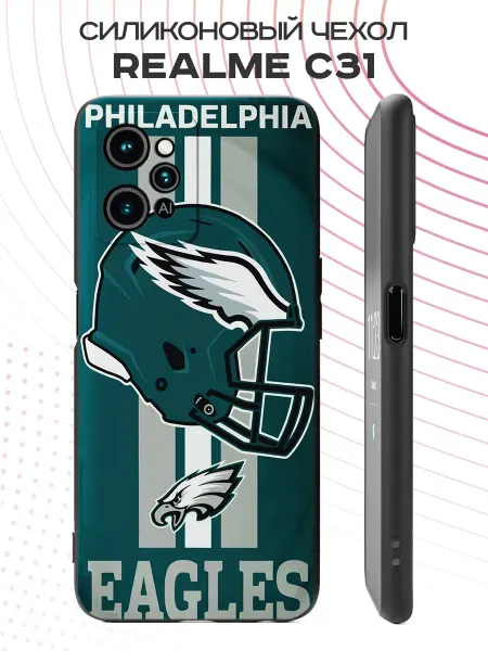 PBl store Чехол на Realme C31 Регби Eagles