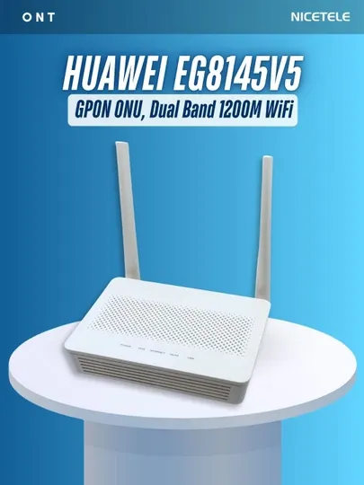 Huawei EG8145V5, WiFi 5, 5G, двух диапазонный GPON ONT, роутер