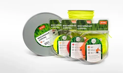 Косильная струна круглого сечения, 3,0 мм x 10 м