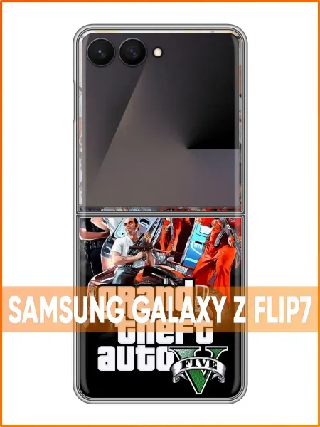 Case Face Чехол на Samsung Galaxy Z Flip 7 с принтом ГТА 5