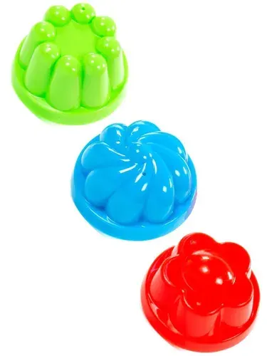 Игрушка для песочницы Формочка 3 шт 8*5 см, набор формочек