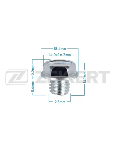 Zekkert Болт слива масла М10x15 AКПП для а м Toyota Mitsubishi