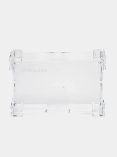 Визитница прозрачная Deli E7621, пластиковая, 9×5,5 см