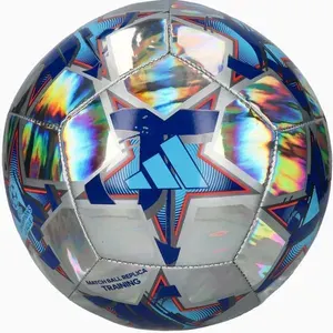 Adidas Мяч футбольный, 5 размер, серебристый