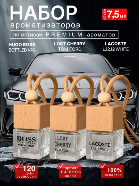 Aromanest Ароматизатор в машину автопарфюм подвесной набор