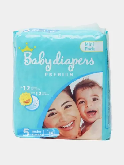 Детские подгузники Baby Diapers Junior 5, 14 шт