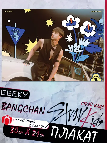 Geeky Постеры stray kids 5 star Бан Чан строй кидс skz bangchan