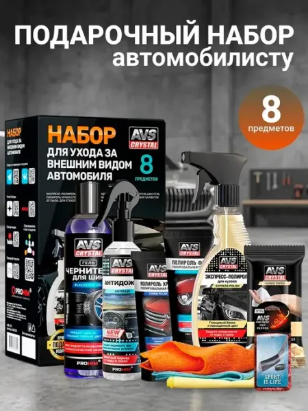 Подарочный набор автохимии мужчине