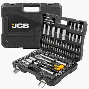 Набор инструментов JCB 108 пр, 1 4'', 1 2'' ( 6гр.)