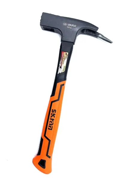 Skrab Profi Tools Молоток каменщика с фибер.ручкой оранж. 600г SKRAB 20086