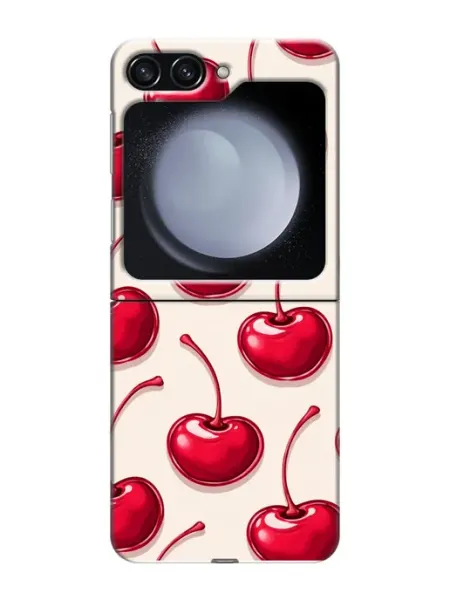 ChesnoCase Чехол на Samsung Galaxy Z Flip 5 вишенки для девочки