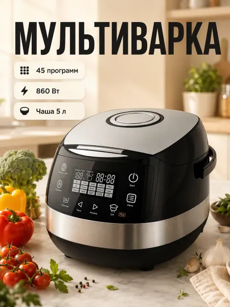 Domestica Мультиварка для дома 5 литров