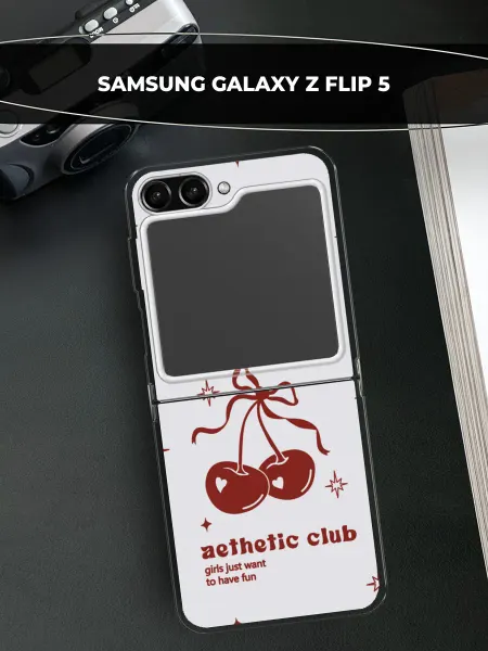 Samsung Чехол на Galaxy Z Flip 5 с вишней