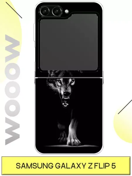 Samsung Чехол на Galaxy Z Flip 5 волк