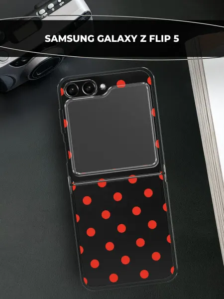 Samsung Чехол на Galaxy Z Flip 5 горошек