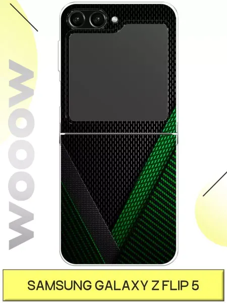 Samsung Чехол на Galaxy Z Flip 5 карбон