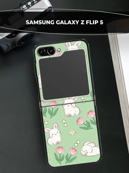 Samsung Чехол на Galaxy Z Flip 5 кролик