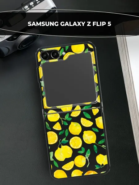Samsung Чехол на Galaxy Z Flip 5 лимонный