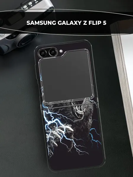 Samsung Чехол на Galaxy Z Flip 5 с медведем
