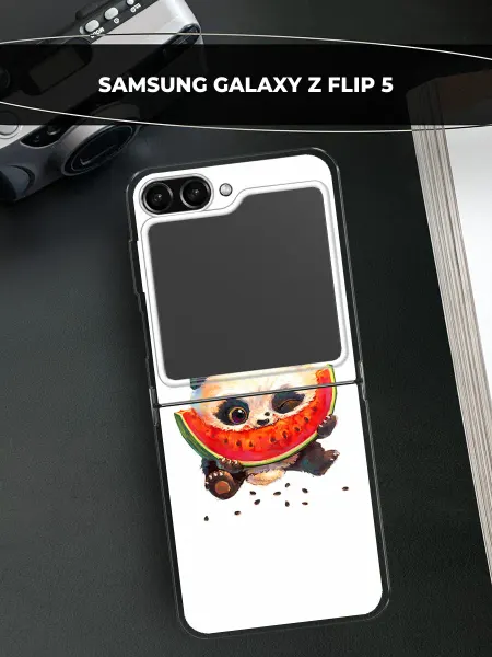 Samsung Чехол на Galaxy Z Flip 5 панда