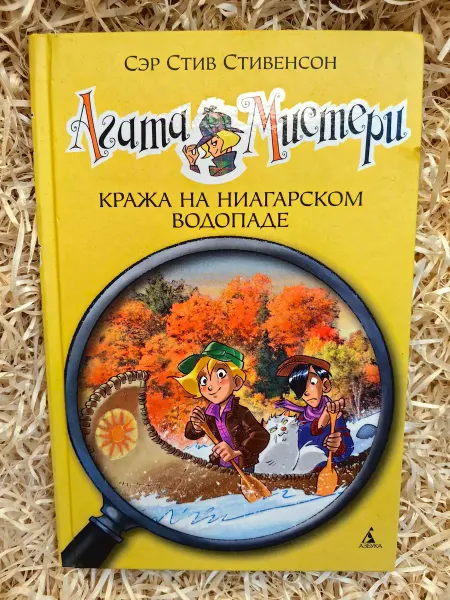 Азбука, Азбука-Аттикус Агата Мистери. Книга 4. Кража на Ниагарском водопаде