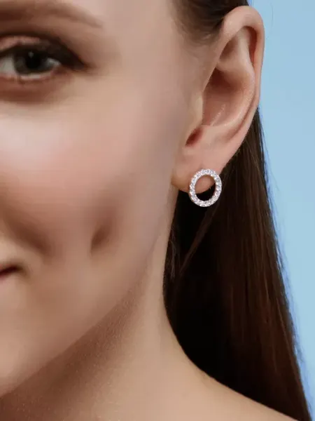 Zlato Серьги серебро 925 с фианитами