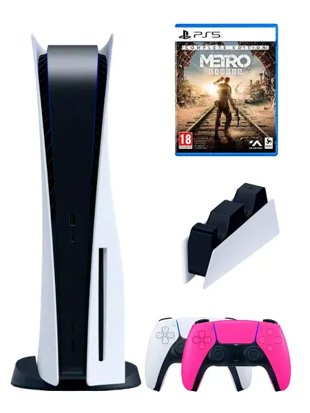 SONY PS5(ПС5)Игровая приставка PlayStation 5 Slim + Metro