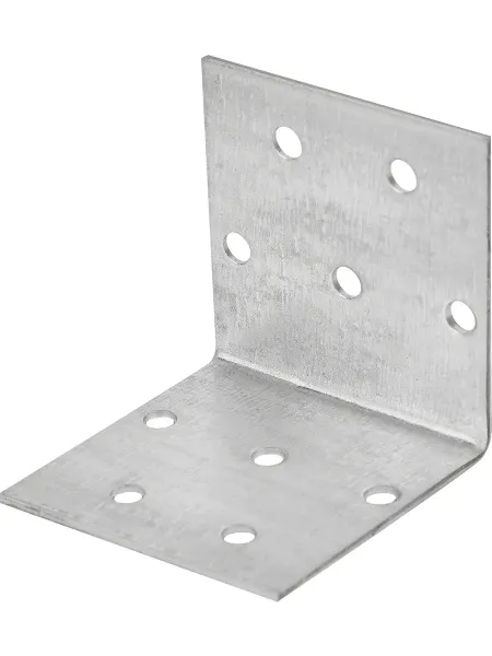 Угол крепежный равносторонний KUR 50x50x50x1.8 оцинкованная