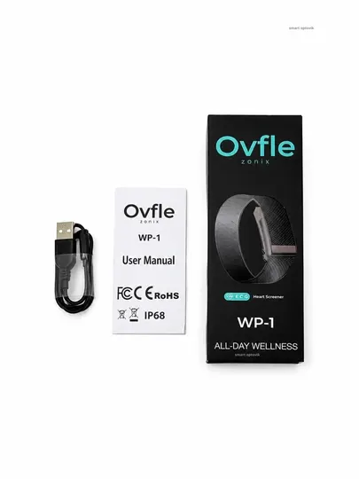 Умный фитнес-браслет OVFLE Zonix WP-1, пульс, SpO₂, спортрежимы, безлимитная подписка