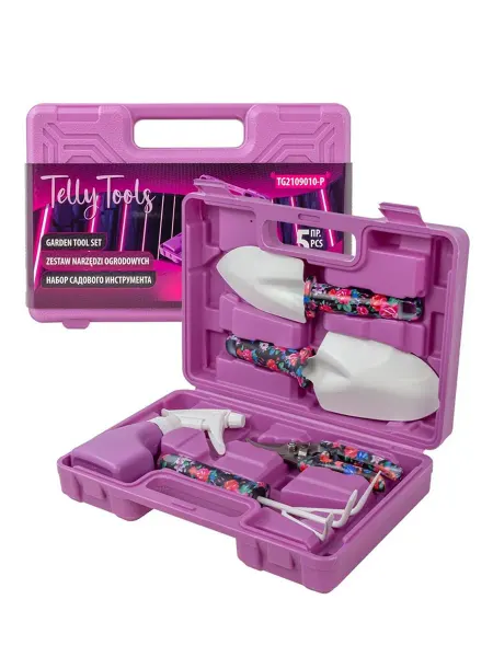 TELLY TOOLS Набор садового инструмента,5пр. в кейсе