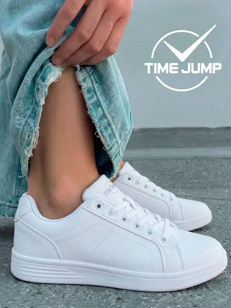 TimeJump Кеды женские белые классические