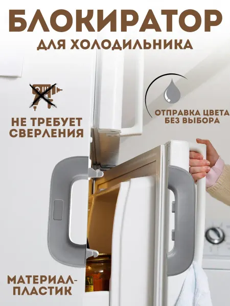 BIXA XOHA Защитный блокиратор дверей и холодильника от детей