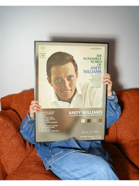 Postersbase Постер Andy Williams - The Wonderful World of Andy Wil 50x70