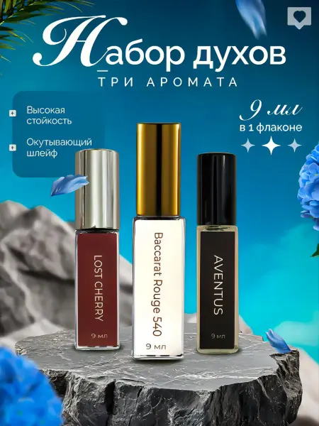 Набор масляные духи Крид Авентус, Baccarat Rouge 540, Tom Fo…