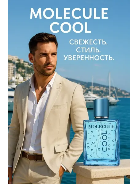 MOLECULE parfume Туалетная вода Molecule Cool муж, 100 мл