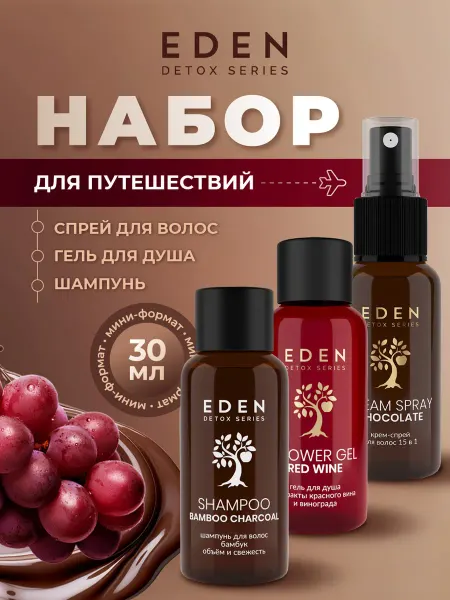 EDEN Тревел набор косметики для путешествий