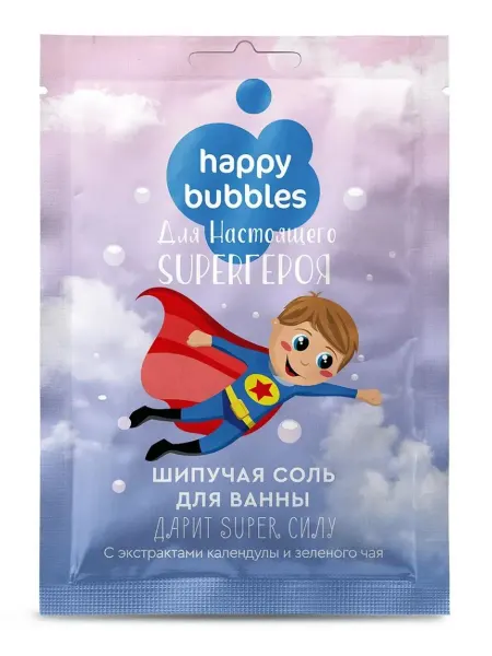 Fito косметик Соль HAPPY BUBBLES для Super героя 100г