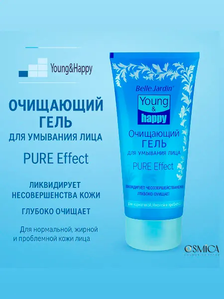 Belle jardin B J Young&Happy Очищающий гель для умывания 200мл