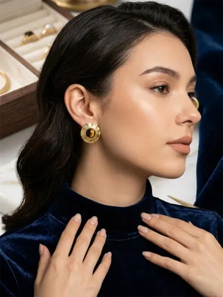AV Jewelry Store Серьги крупные винтажные